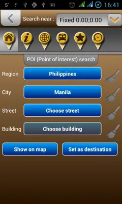 Map of Philippines android App screenshot 1